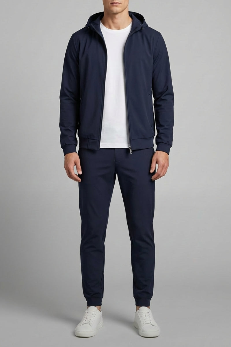 HOODED MIDNIGHT BLUE
